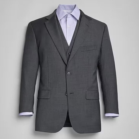 Jos A Bank Dark Grey Wool Men's Suit Jacket Separate 46R NWT C110877